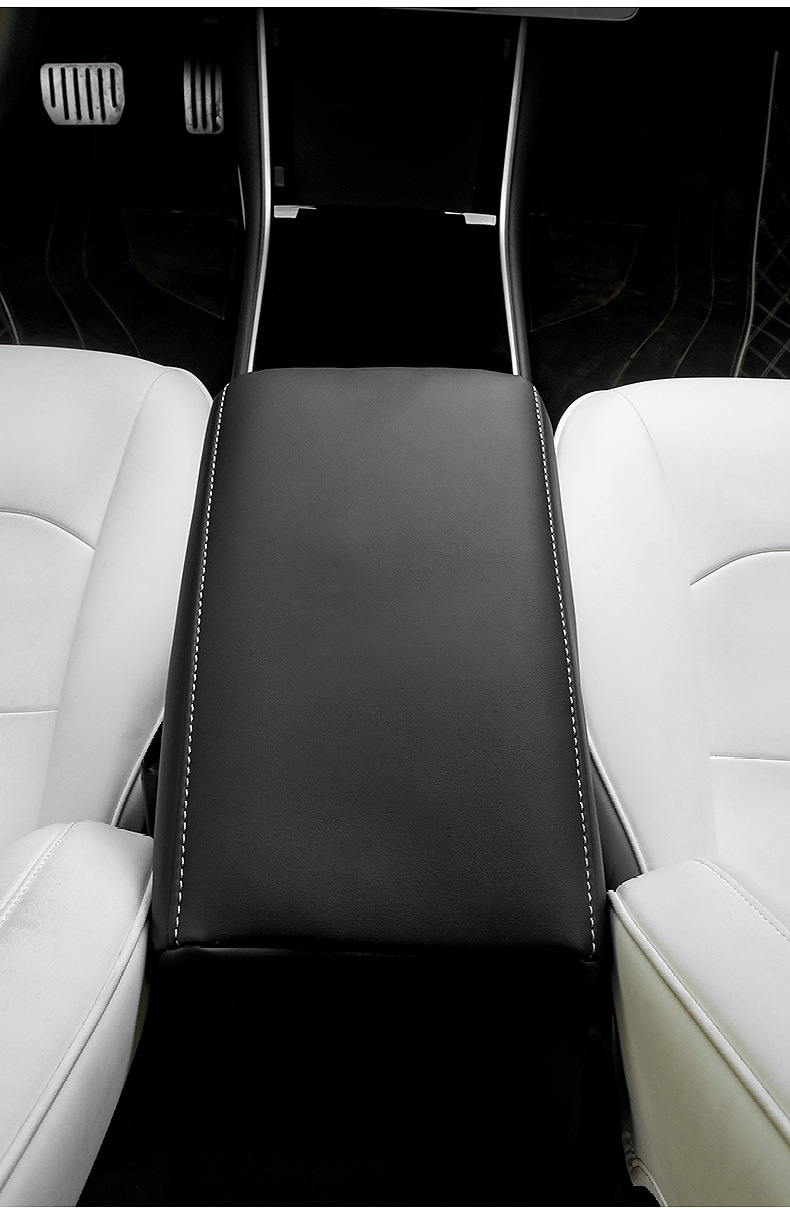 Suitable for Tesla model/3 armrest box heightening cover protective pad 23 modelx modified accessories