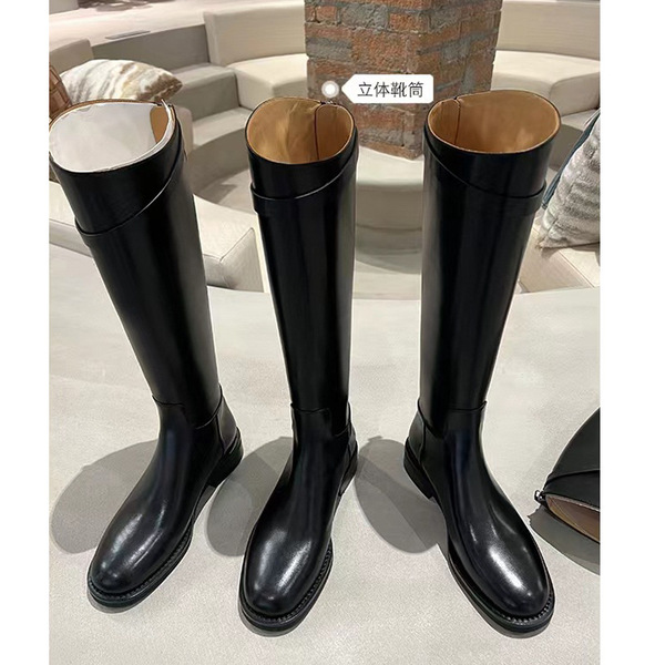 Demi-season high boots platform