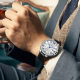 Live Balloon Watch Jinshidun Brand Men's Watch Bottom-through Quartz Watch Waterproof Fake Mechanical Watch