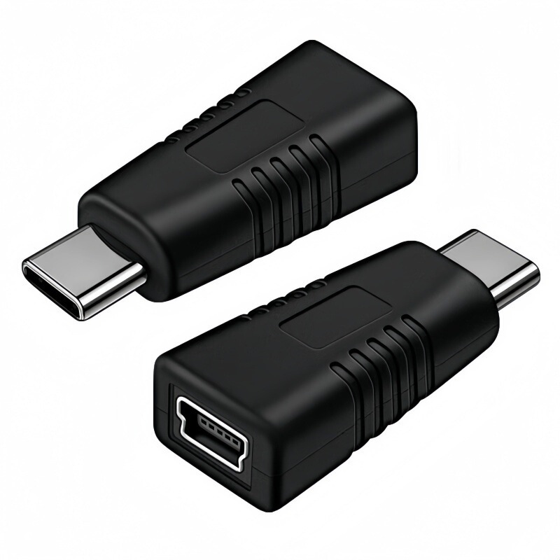 Mini Miniusb Male Charging Data Cable 5P Interface Mini USB Female to Female Type C Male Converter