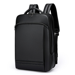 2024 new men's leisure work backpack backpack multi-compartment commuter travel computer bag