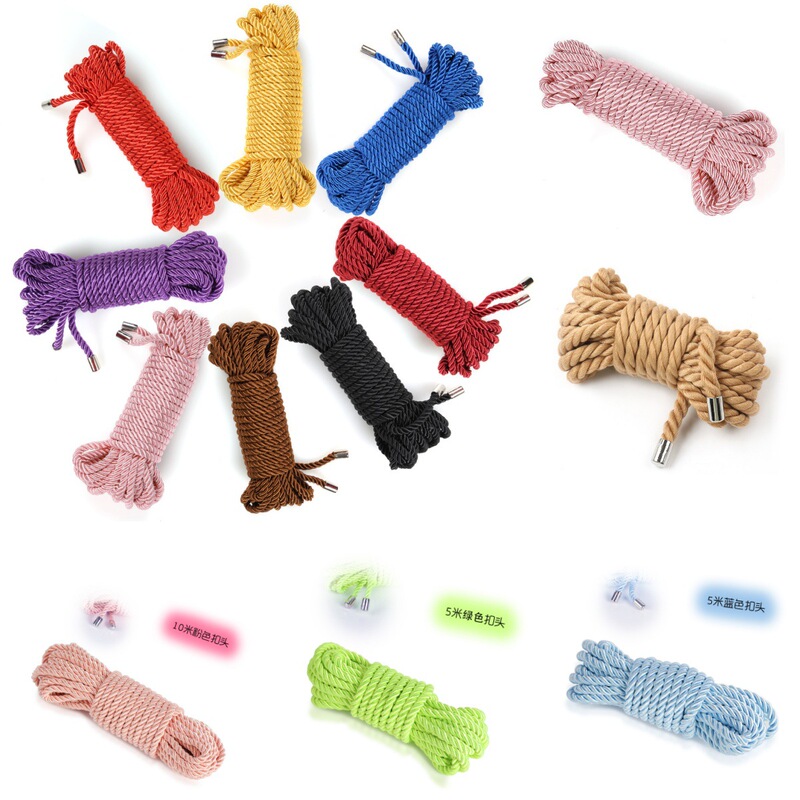 Sm adult sex products formula hemp rope training binding 5-40 meters silk rope binding hands and feet sex tool generation