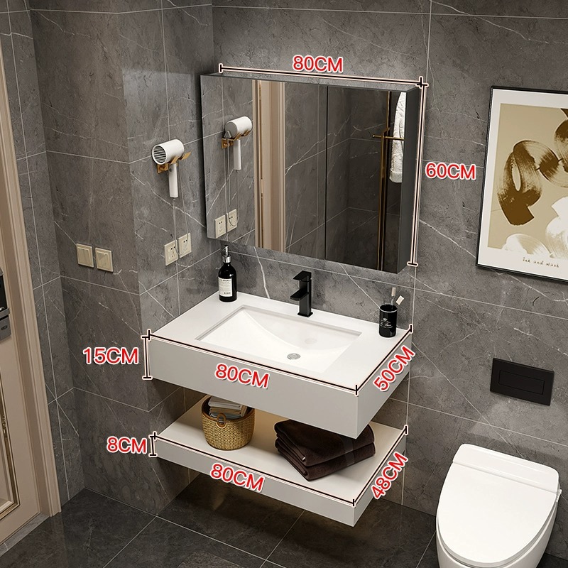 80cm con gabinete de espejo ordinario