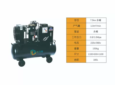 Hava kompressorları | Page, Silent Operation - 75kw-variable-frequency-220v-gas-production-1000l