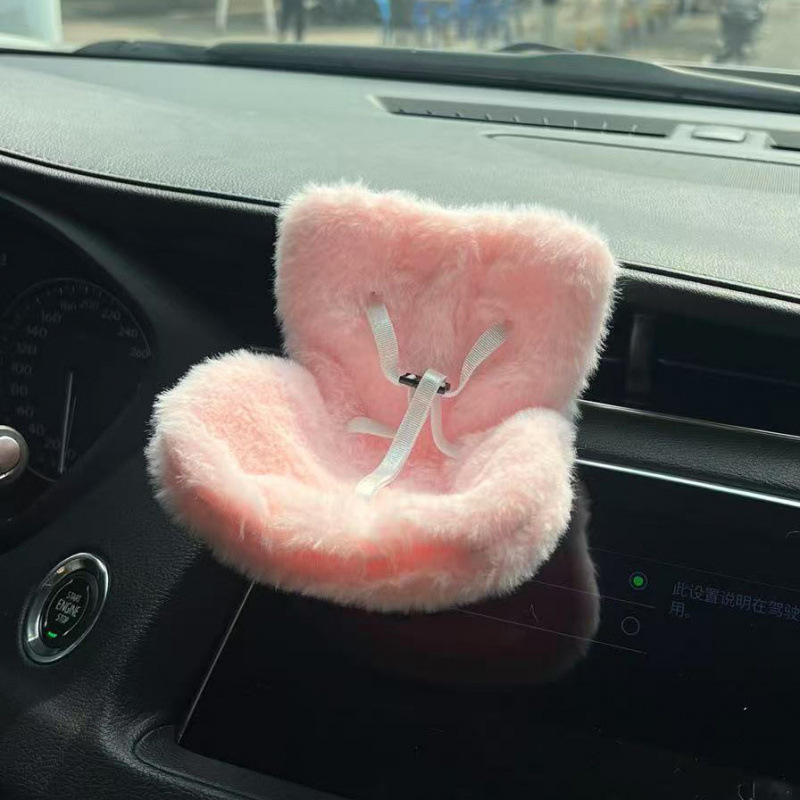 ラブブー人形、安全シート、かわいい人形、エアアウトレット、トレンディな装飾品、車内装飾に適しています。|undefined