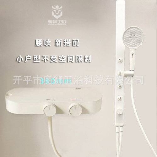 Waist Spray Topless Spray Simple Shower Head Set Small Household Milky Split Cold and Hot Storage Pressure Shower Head