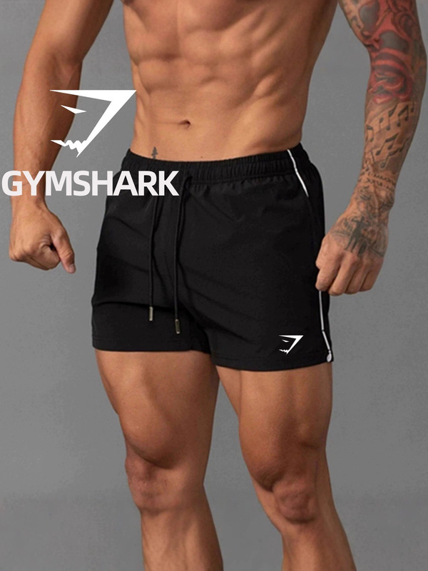GYMSHARK健身短裤男士夏季速干透气薄款跑步骑行透气训练3分短裤|undefined
