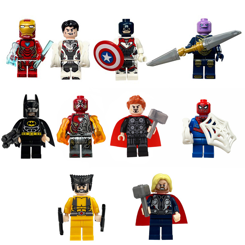 Big Sale Building Block Minifigure Small Particle Assembly Toy Hero Girl Career Scene Home Building Block City