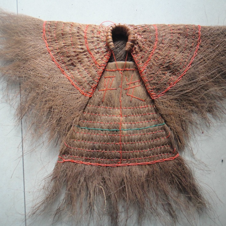 仿古装饰工艺品棕榈编织民间传统工艺棕丝小蓑衣棕衣酒楼茶室挂饰