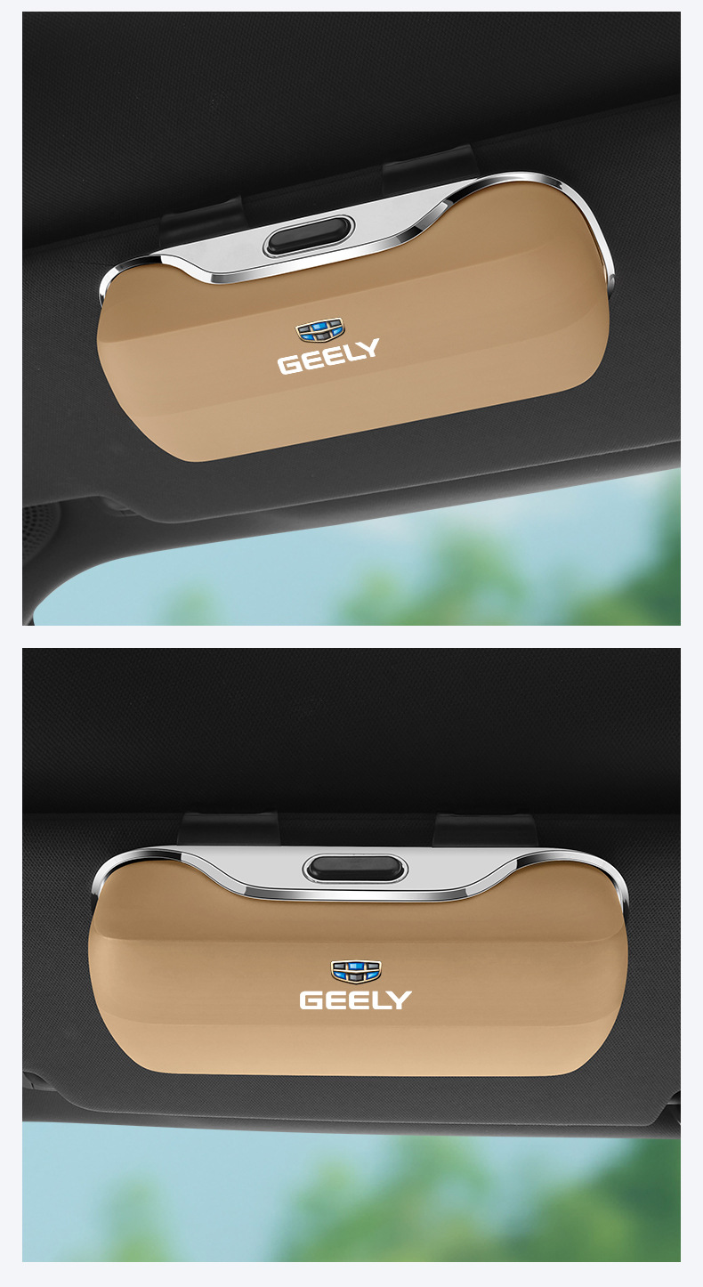 Geely Xingyue L Car-Specific Glasses Case Emgrand Boyue Binyue Sunglasses Storage Clip Modified Car Accessories
