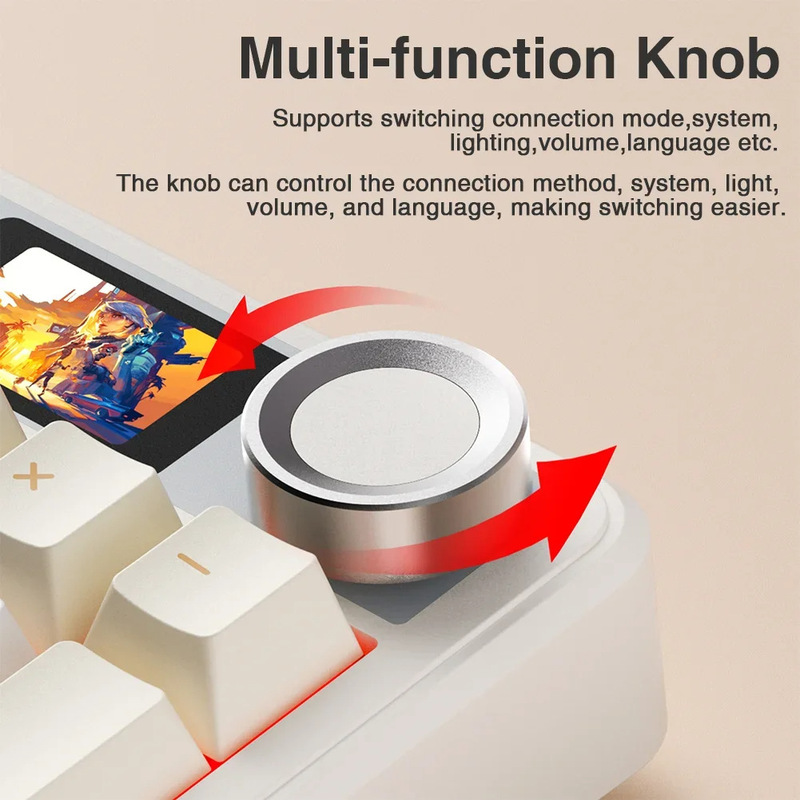 AULA タンジェリンスパイダー F108pro カスタマイズされたメカニカルキーボードワイヤレス Bluetooth 3 モード e スポーツゲームホットスワップ可能なクロスボーダー|undefined
