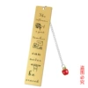 SQD009 bookmark single side bright gold