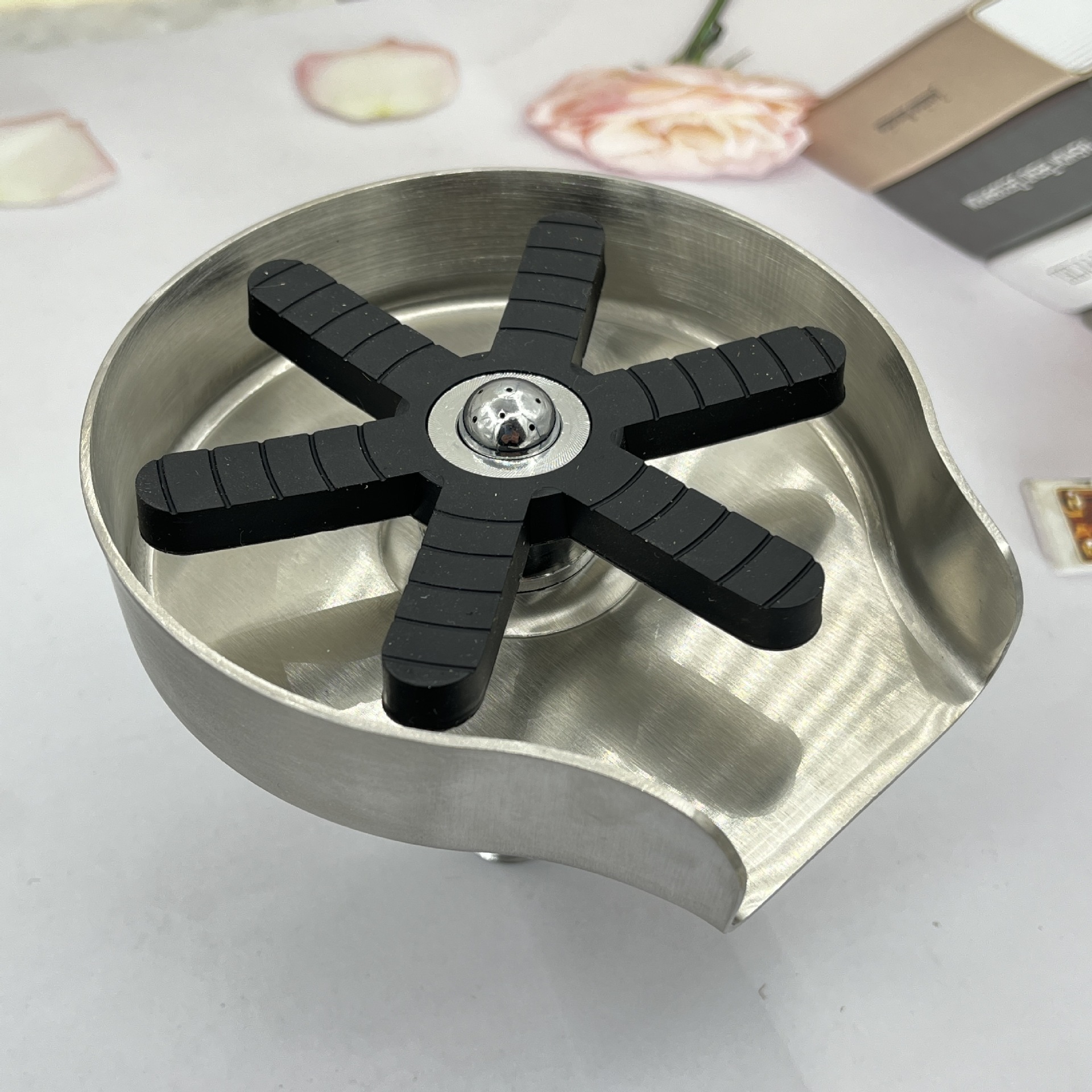 Nuevo envasador de tazas 304 acero inoxidable alta presión lavadora de tazas rotatoria 10 agujeros de salida de vidrio limpiador rotativo automático