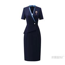 浣佩职业装通勤连衣裙女气质显瘦商务正装售楼部珠宝店工作服夏季