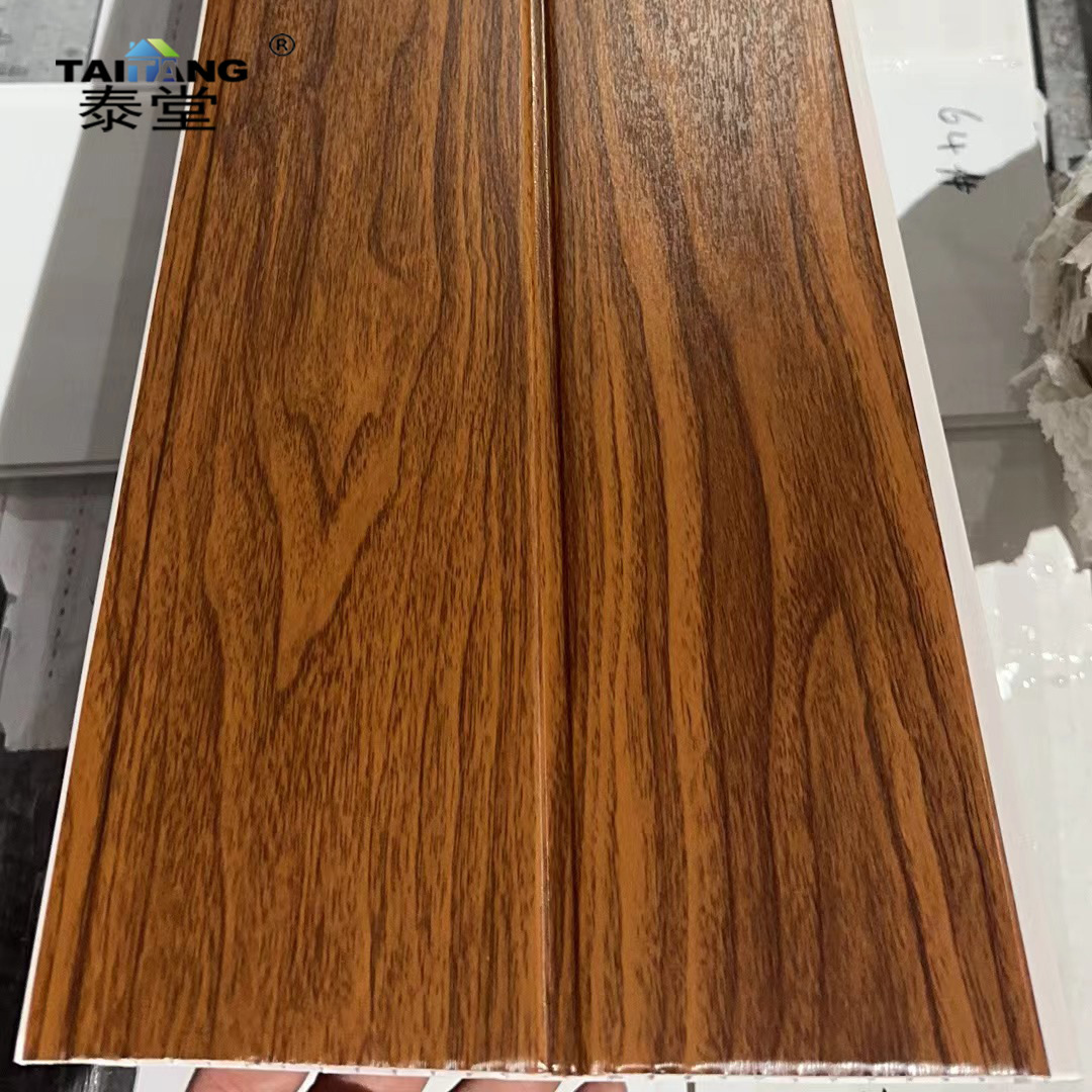 Honduras 250*7Mm Tablilla Cielo Falso Pvc Ceiling hebilla larga estampada