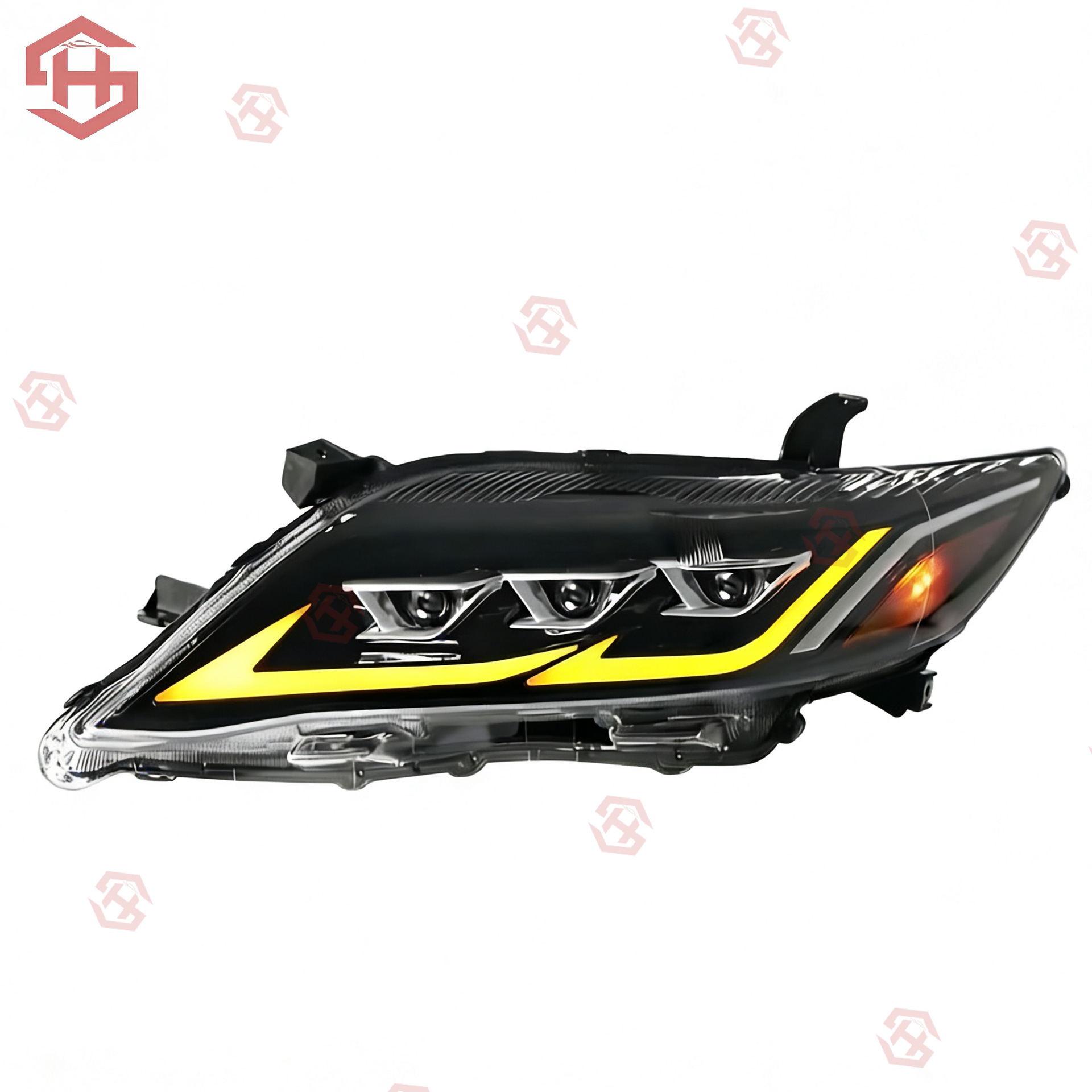 Suitable for Camry 07-11 (Us Version) Upgrade Kit Front Bumper Including Headlights and Tail Lights