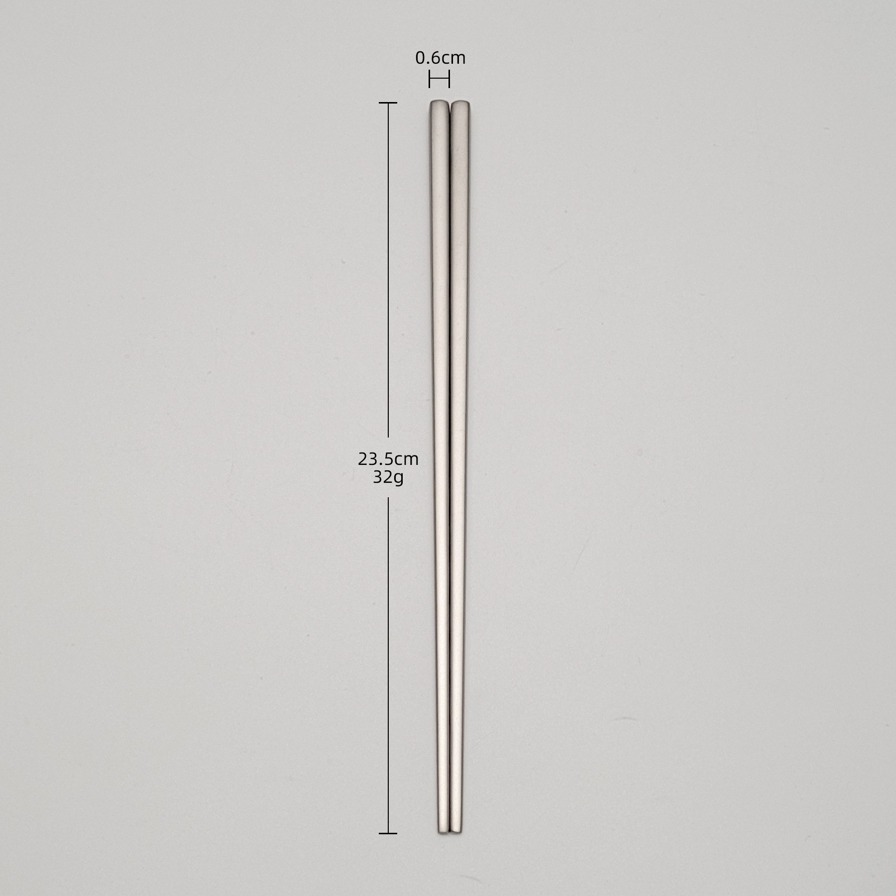 23.5CM 사각젓가락 [티타늄정화]