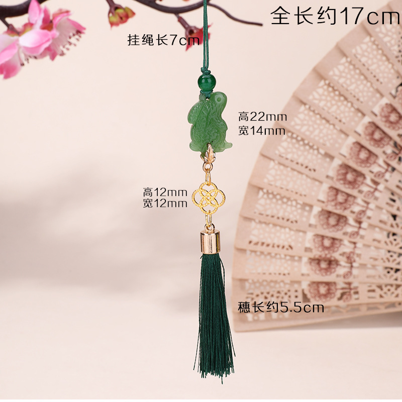 中秋节琉璃兔子挂件中秋节礼盒挂件公司商场端午活动装饰厂家现货|undefined