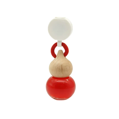 Car hanging, gourd-shaped glass bottle, eliminates odors inside