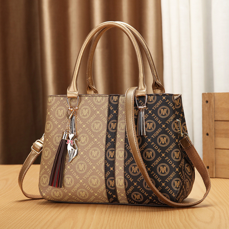 Diseño de patrón alfabético bolso de mano casual de moda mochila diaria bolsas de hombro transfronterizas