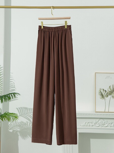 Summer silk trousers