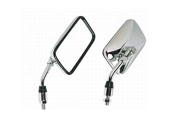 Universal Rearview Mirror Retro Modified Reversing Mirror Storm Prince Motorcycle Electroplated Reflector 10mm
