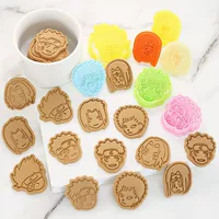 Картонная форма для компактной мультфильма, трехмерный мастичный fondant, в формате 3D