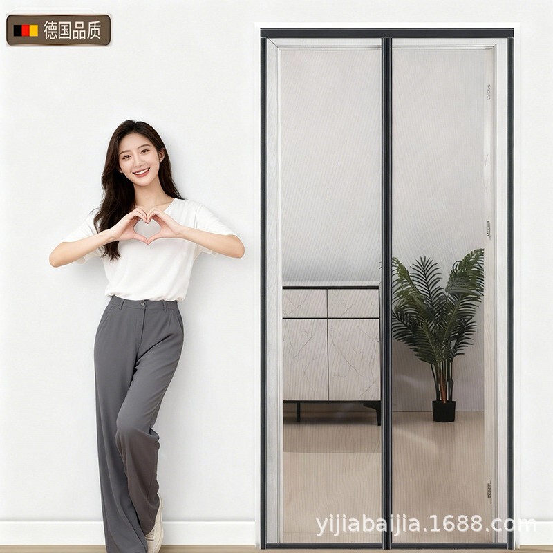 Magnetic Mosquito Net Door Curtain with Side Opening, Insect-Proof Magnetic Screen Door and Window Curtain for Summer Magnetic Mosquito Net Door Curtain with Side Opening, Insect-Proof Magnetic Screen Door and Window Curtain for Summer