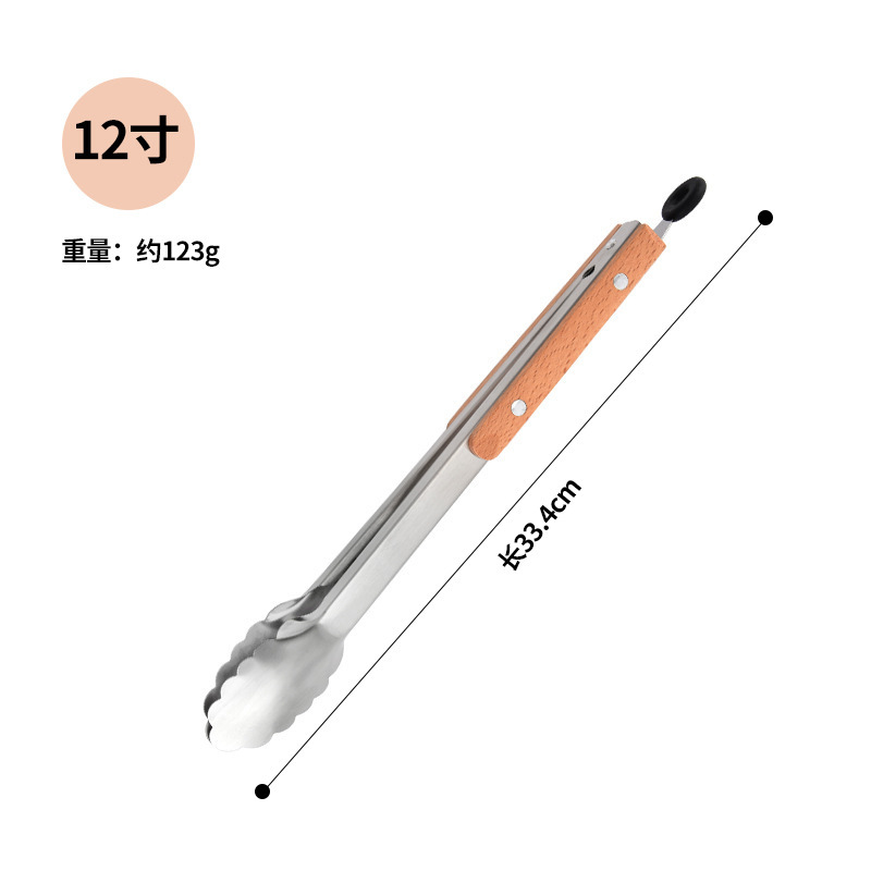 Clip de comida Clip de comida antideslizante de acero inoxidable Clip de bistec Clip de barbacoa Clip anti-escaldado Clip para hornear FCM resistente a altas temperaturas