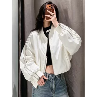 2026春秋季新款时尚设计感棒球服外套女休闲洋气显高百搭夹克潮流