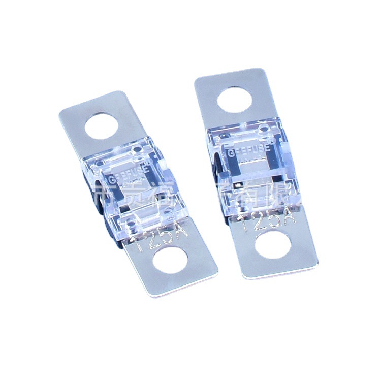批发共享电动单车电池保护保险丝40A80V平板直流低压熔断器