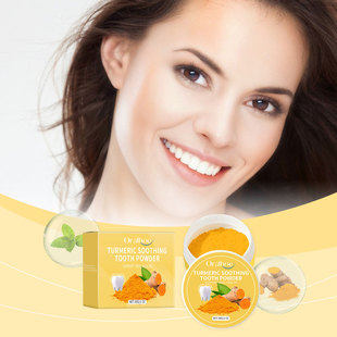 ORALHOE turmeric care tooth powder tooth cleaning turmeric clean teeth confident smile tooth care oral care