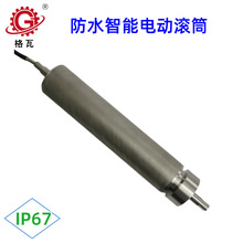 格瓦小型智能电动滚筒 全不锈钢水下皮带输送机IP67防水电动辊筒
