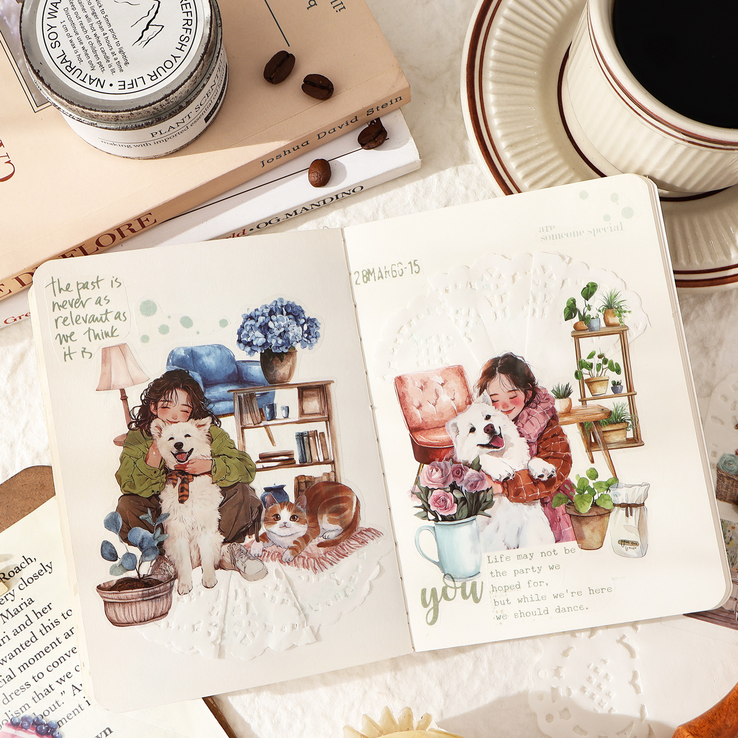 Colorida grabación PET película cortada pegatinas libro de cuentas de mano lindo dibujos animados pegatinas de cuentas de mano transfronterizas pegatinas para niños pegatinas libro
