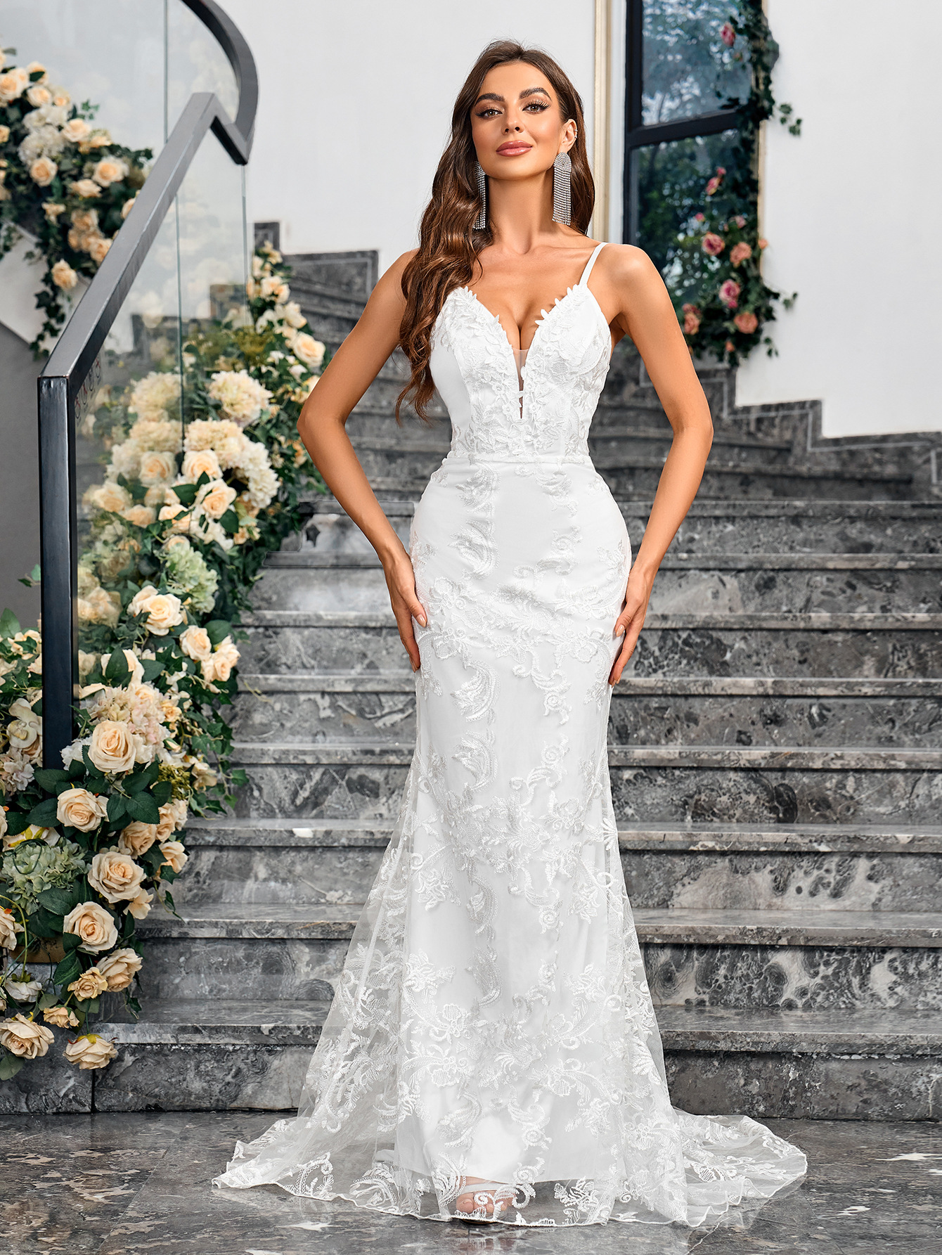 fitted sexy evening dress
