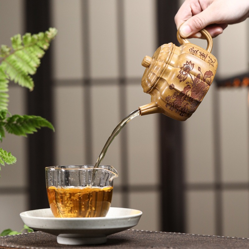 筋纹德钟 宜兴紫砂壶原矿高温段泥匠心手制精美紫砂茶壶茶具|undefined