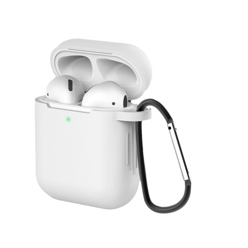 Aplicable a Apple aripods1/2 Generación Universal auricular caso funda protectora de silicona inalámbrico Bluetooth auricular caso funda protectora