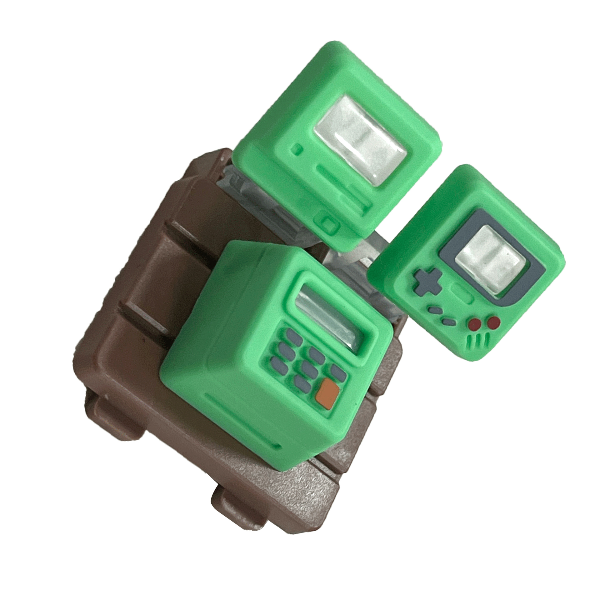 Retro K04 personalidad clásico retro keycap transparente tres en uno teclado mecánico rentable keycap