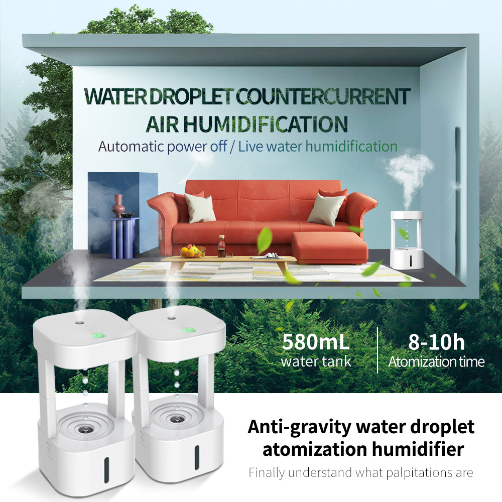 Anti-Gravedad humidificador anti-gravedad humidificador gota de agua backflow regalo creativo Comercio exterior transfronterizo