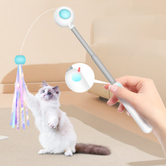 Gravity Cat Wands Cats Self-High Fairy Feather Bells Replacement with Catnip Pet Supplies Kitten Toys