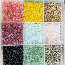 5*10天然玛瑙水晶玉石大孔算盘珠diy 手工编织材料手串配件批发