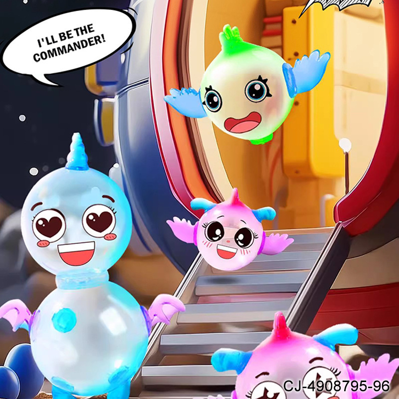 クロスボーダースペースロケットマジックボールボボルインフレータブル子供の教育バルーンスティッキーフレッシュクリエイティブ手作りDIYプレイ|undefined