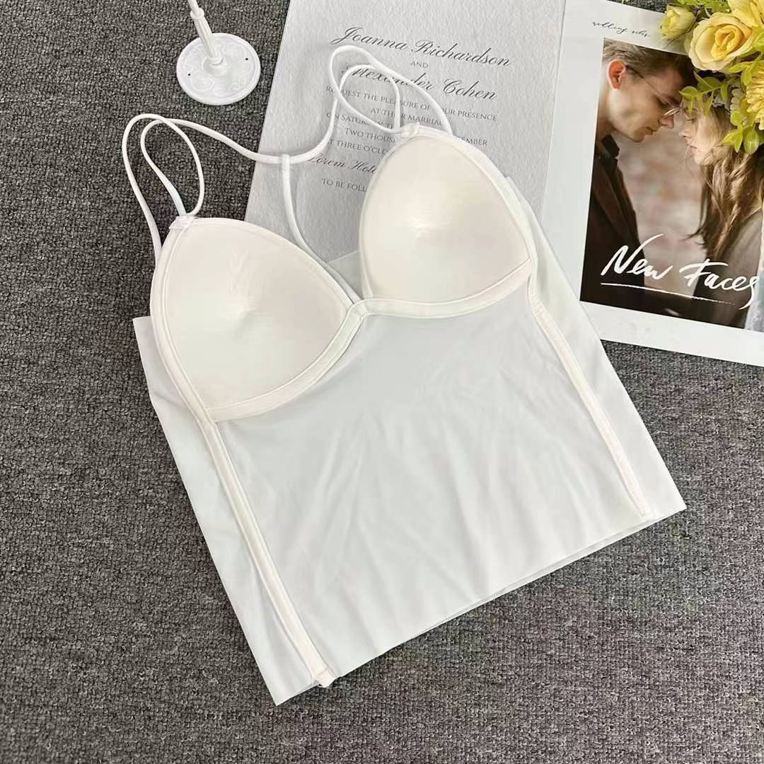 Nuevo cinturón sin marcas de alta calidad de belleza de espalda chaleco de mujer sin anillo de acero bra de yoga ropa interior deportiva mujer