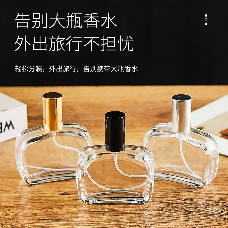 Stock 50ml conjunto completo de botellas de perfume de alta gama portátiles botellas de perfume de spray