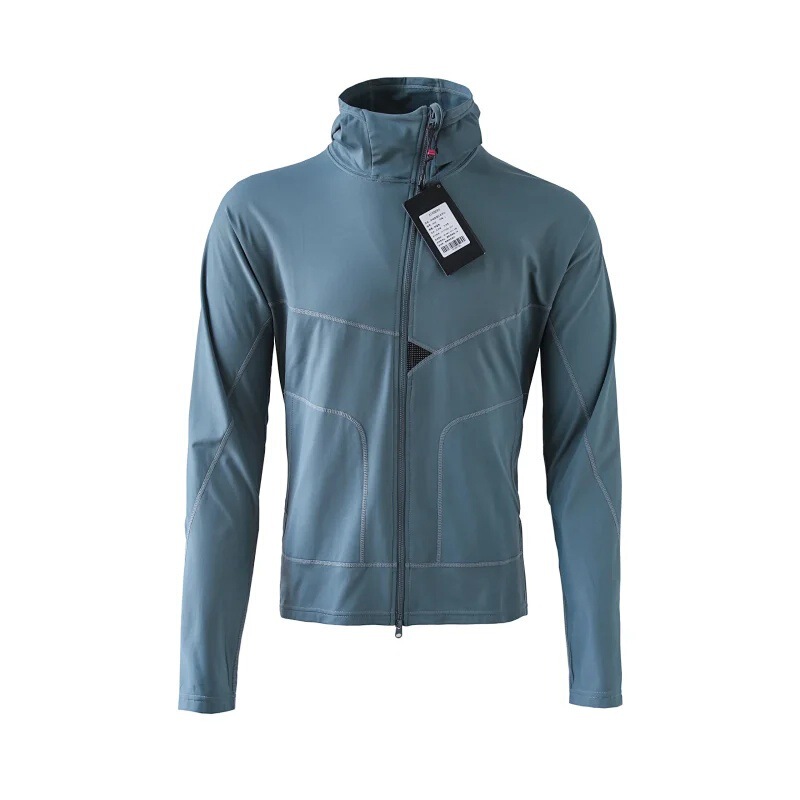 Spring and Autumn New Men's and Women's Outdoor Sports Running Lock Warm Warm Fleece Sweater Hooded Sweater Jacket