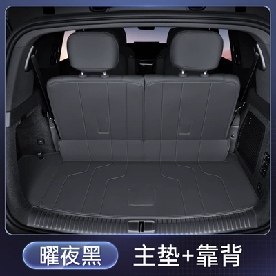 Tengshi N9 trunk mat fully: Trunk Mat - yao-ye-black-single-cushion-back-cushion-denza-denza-n9