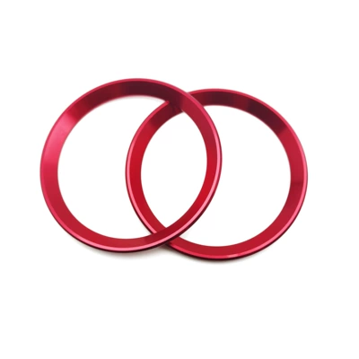 Suitable for 22-25 Subaru 22 Model Brz Air Conditioning Vent Decoration Gr86 Car Interior Knob Ring (Other Automotive Interior Supplies) - air-outlet-outer-ring-red-price-for-one-pair