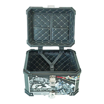 Box 45-Liter Waterproof Aluminum Alloy | Motorcycle trunk