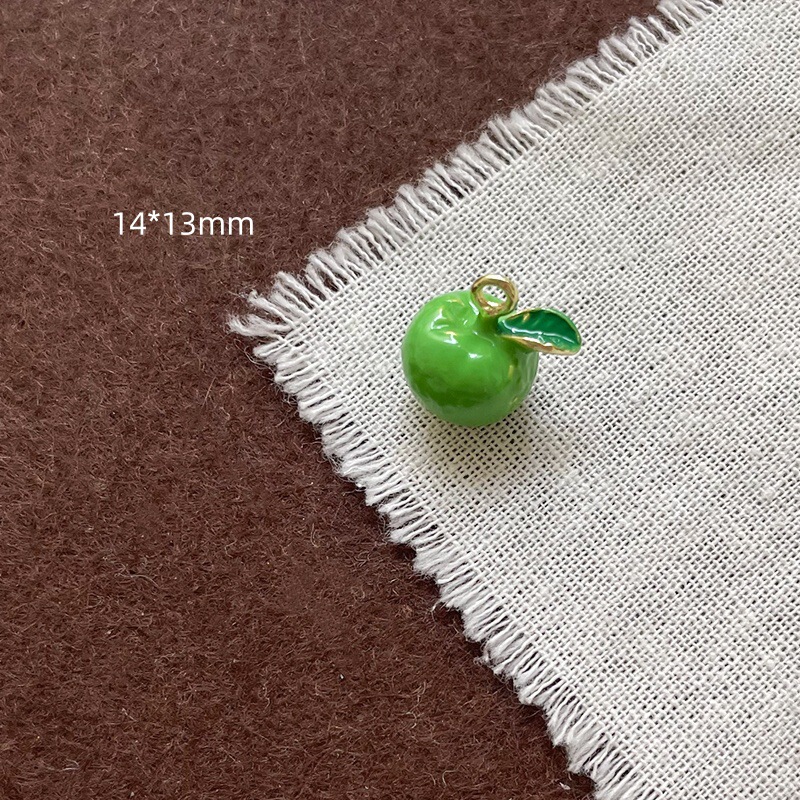 合金滴油可爱挂件立体榴莲草莓蛋糕摩托车樱桃串珠DIY手工手链配|undefined