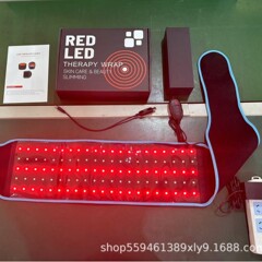 クロスボーダーの赤いベルトの暖かい宮のベルトの家庭用ledの定時は熱を当てて痛みを治療して体を減らします。